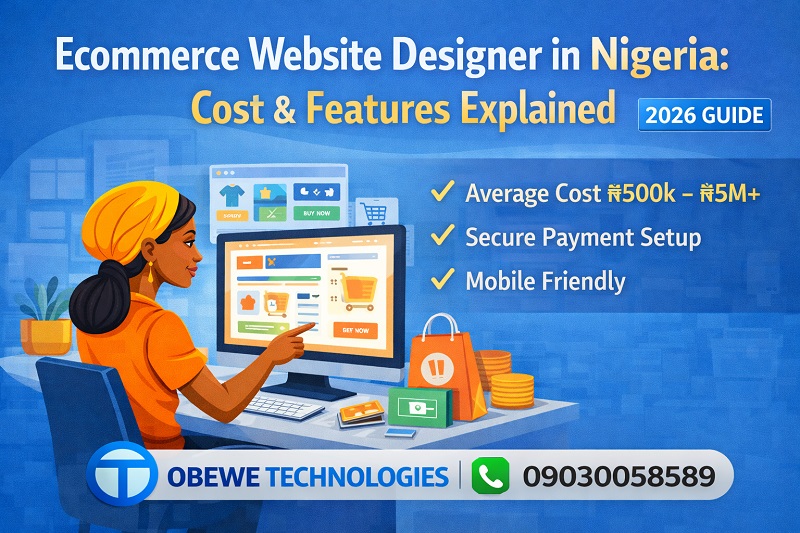 Ecommerce Website Designer in Nigeria